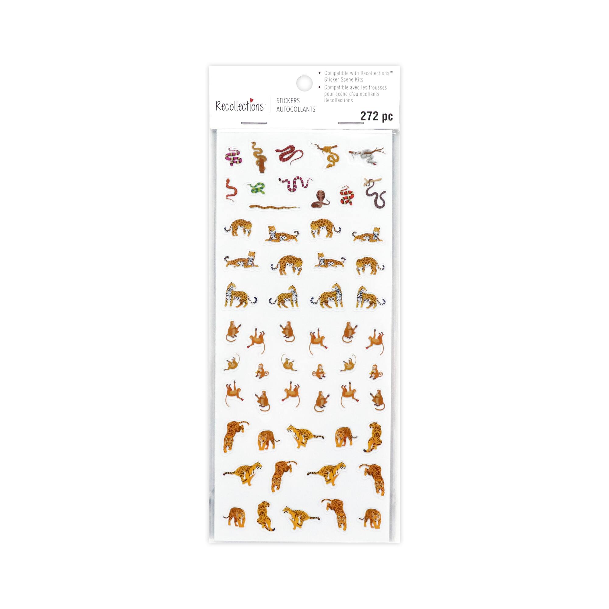 Safari, Jungle & Fantasy Animal Stickers by Recollections™